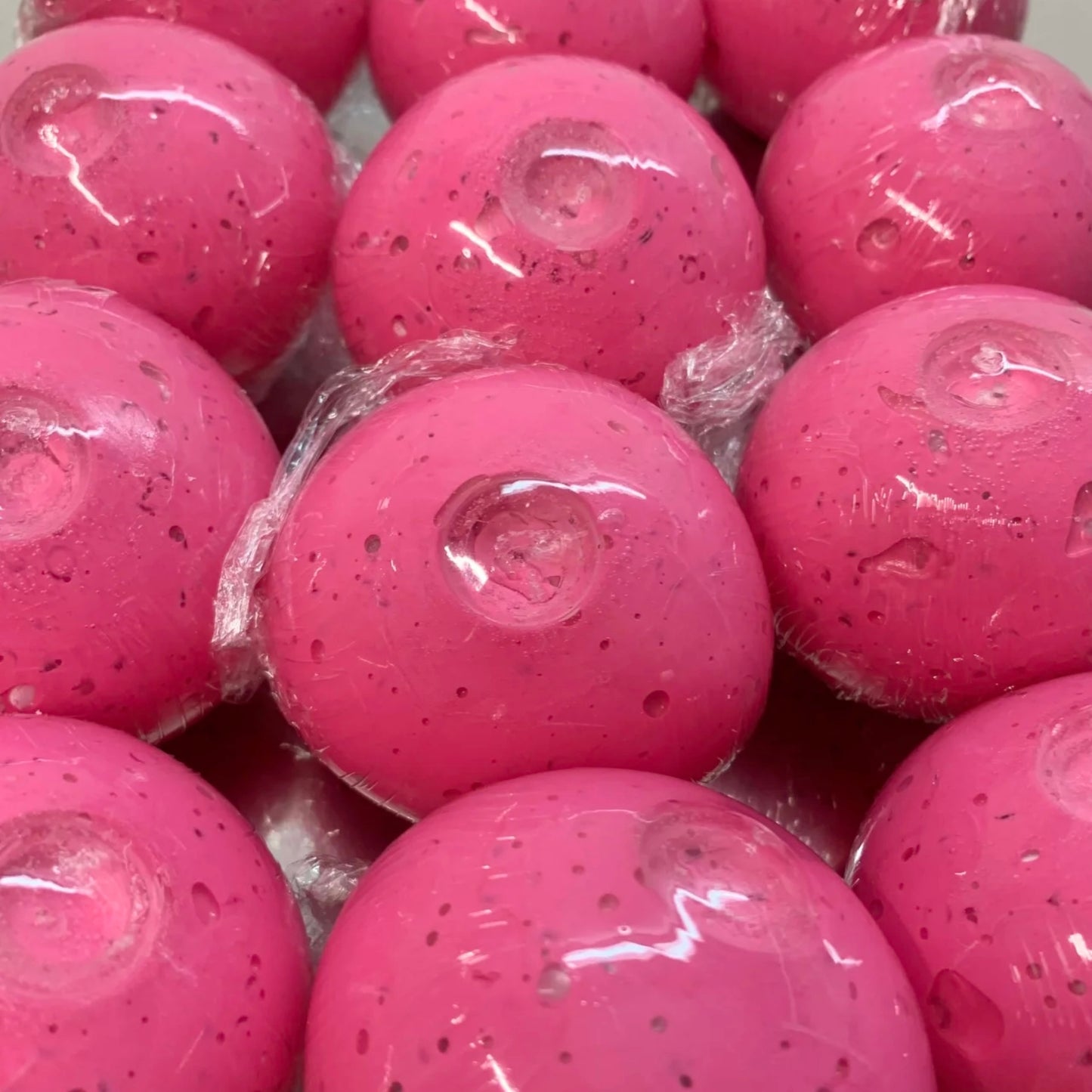 Barbie Pink Round Building Block Handmade Stress Ball (6cm)