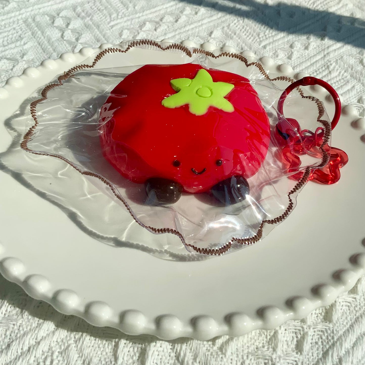 Jellycat Smiling Tomato🍅 Taba Squishy Toy - Charming Cheese