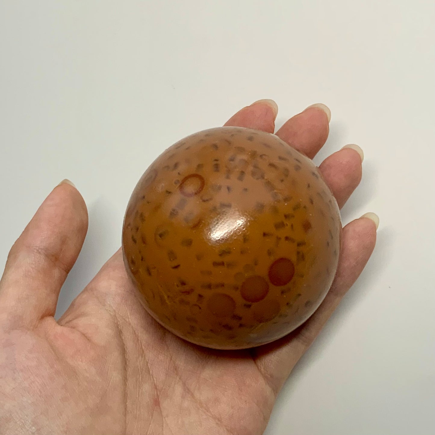 Chocolate Round Blocks Handmade Stress Ball (6cm)