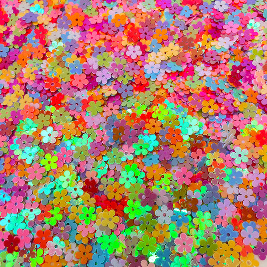 Small Flower Sequins Craft Handmade Stress Ball Filling Materials (100g)