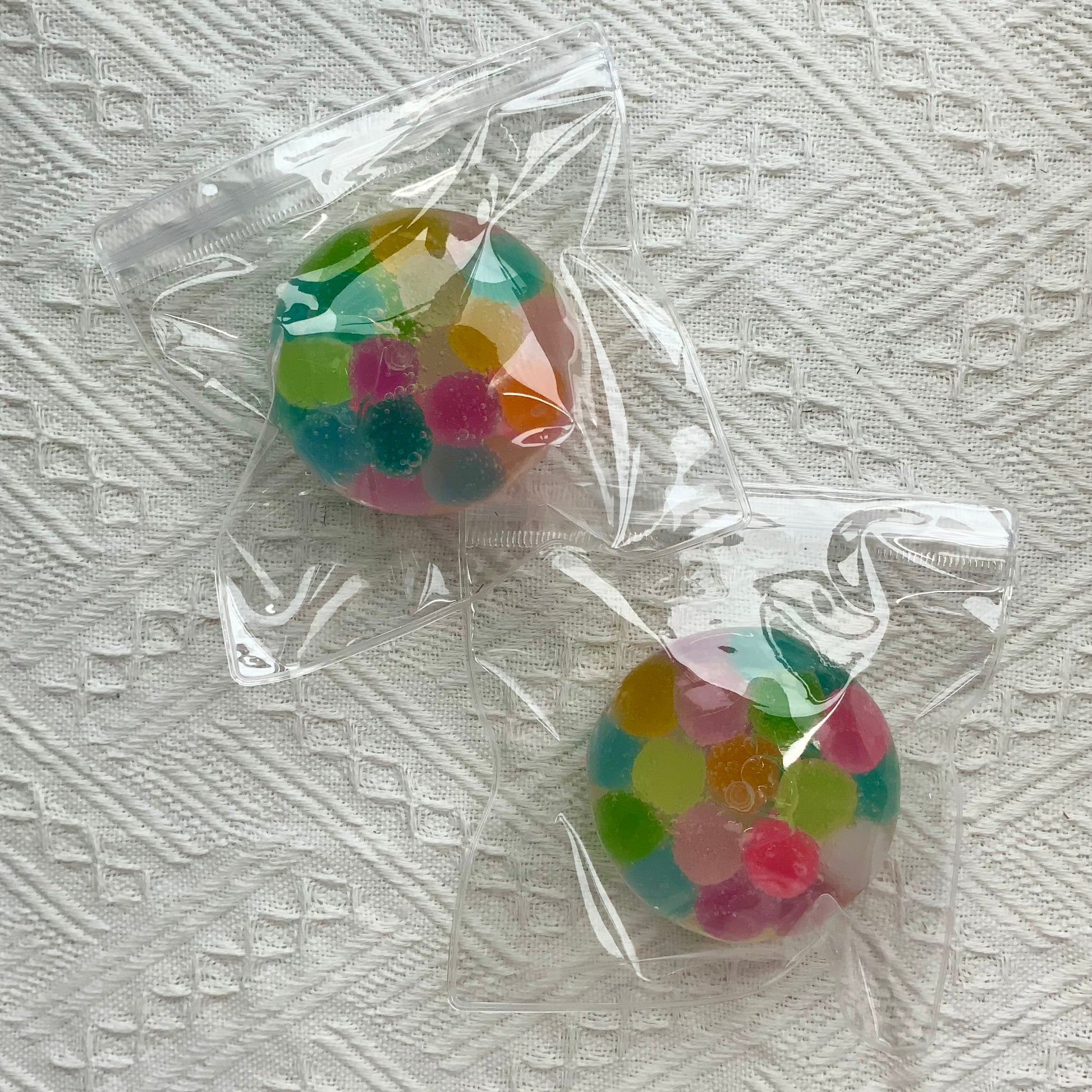 Gel-like slime colorful sugar ball stress ball fidget toy - Charming Cheese