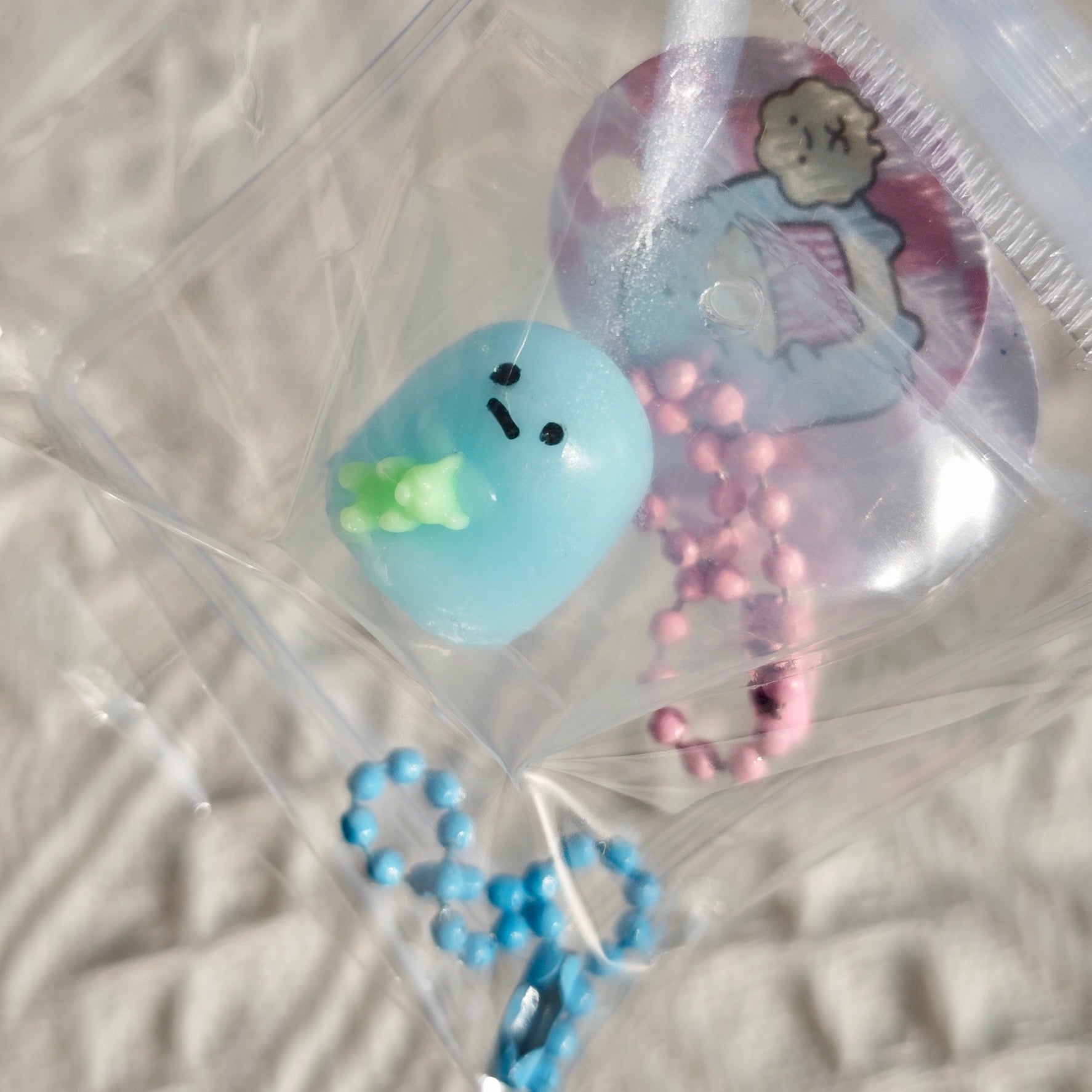 Sumikko Gurashi mini taba squishy toy pendant - Charming Cheese