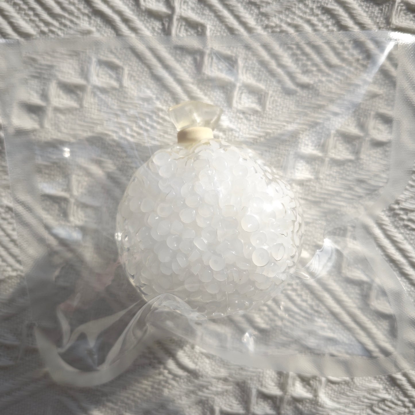 Crispy White Rice Grain Stress Ball Fidget Toy - Charming Cheese