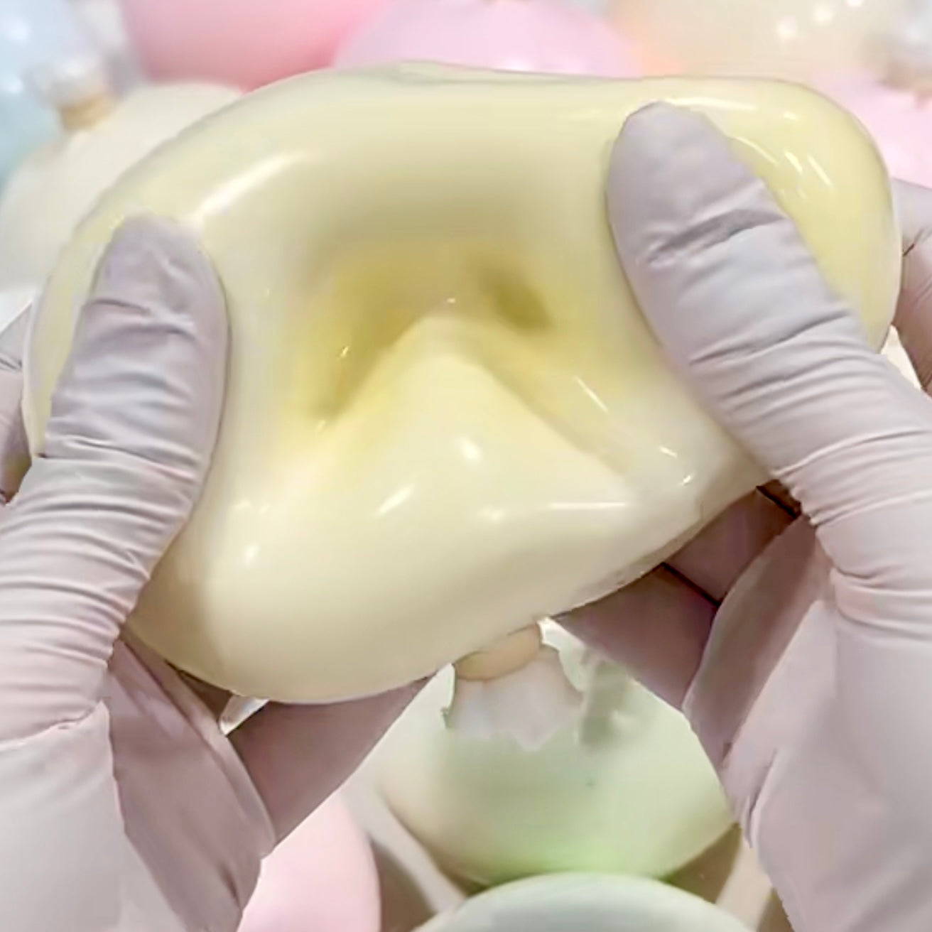 Milky-scented soft butter stress relieving ball fidget toy - Charming Cheese