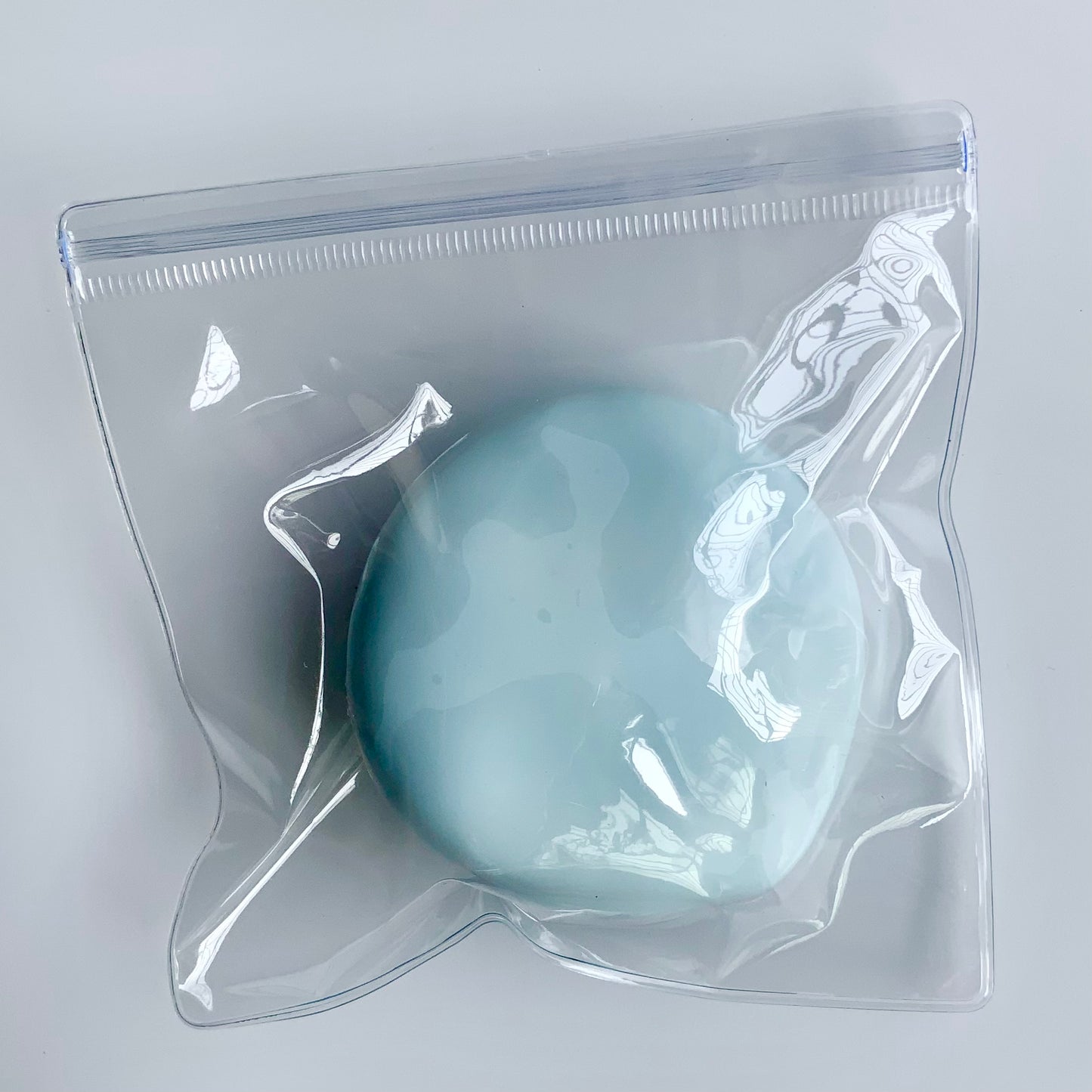 Handmade fine sand pancake stress ball fidget toy - Charming Cheese