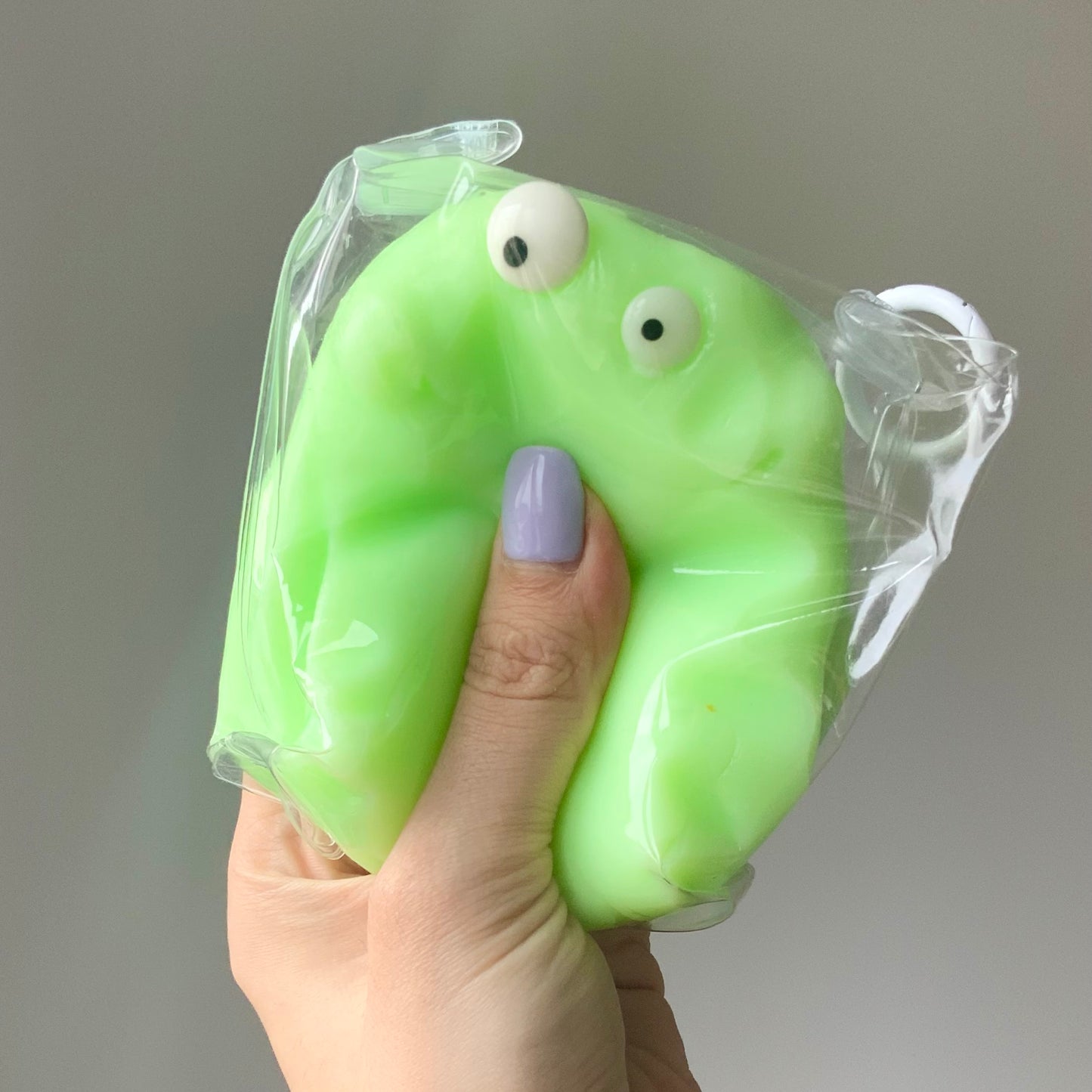 Green ugly monster taba squishy toy - Charming Cheese