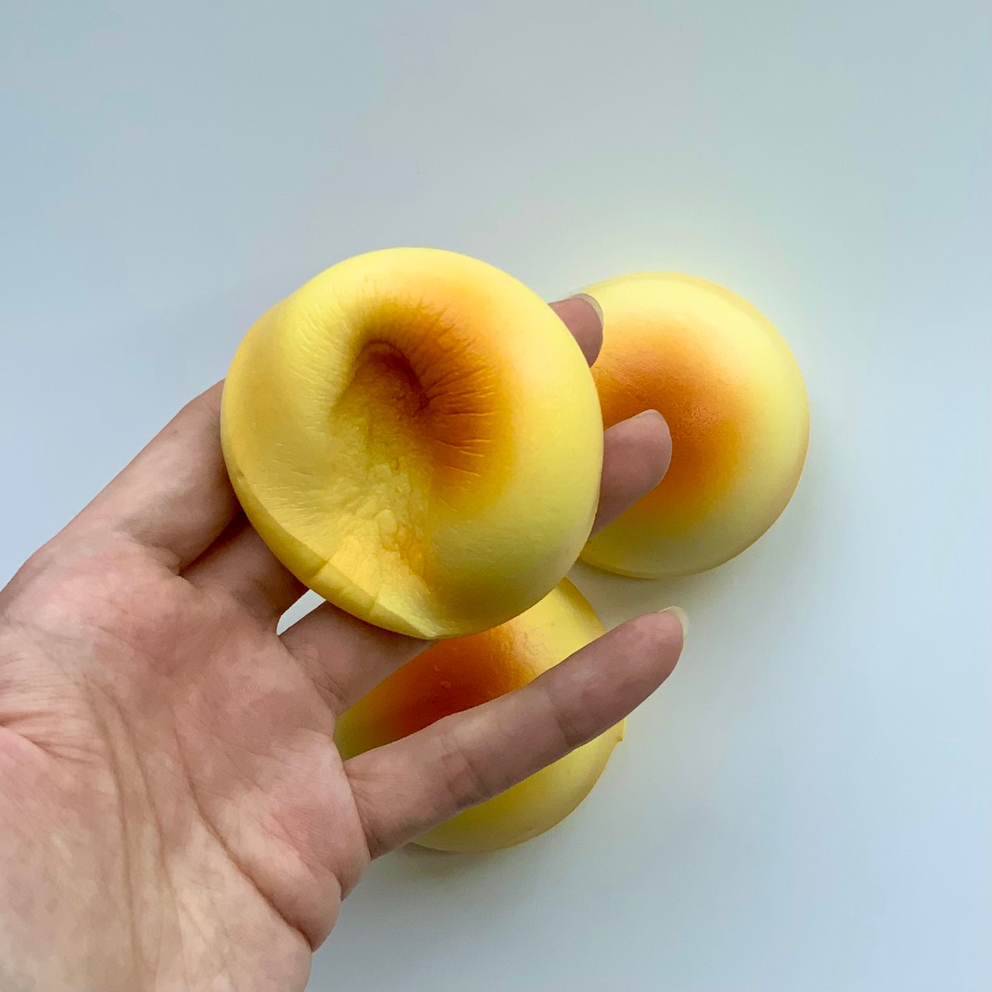 Mini Round Cheese Bun Slow-rising Squishy Toy - Charming Cheese