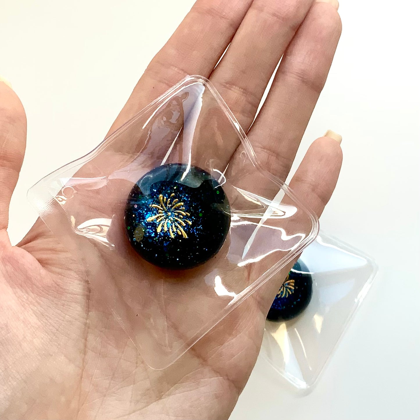 Little fireworks ball taba squishy toy pendant - Charming Cheese