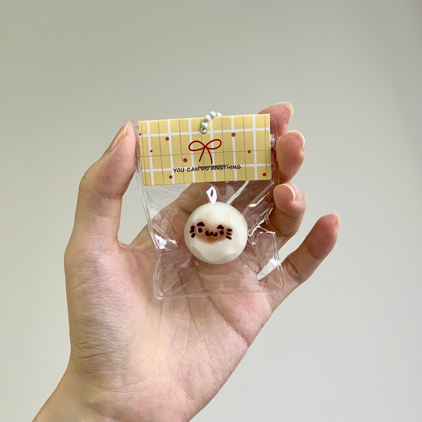 Soft Little Siamese Cat Dumpling Taba Squishy Toy Pendant