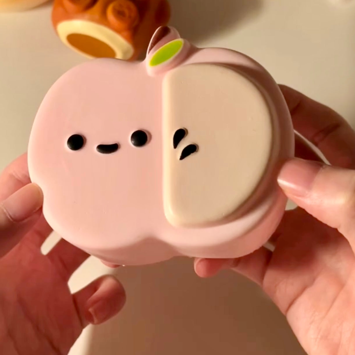 Chubby Apple Slice Slow-rising Squishy Toy