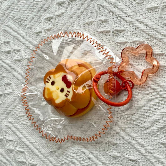 Grilled/ pink white hello kitty pudding taba squishy toy - Charming Cheese