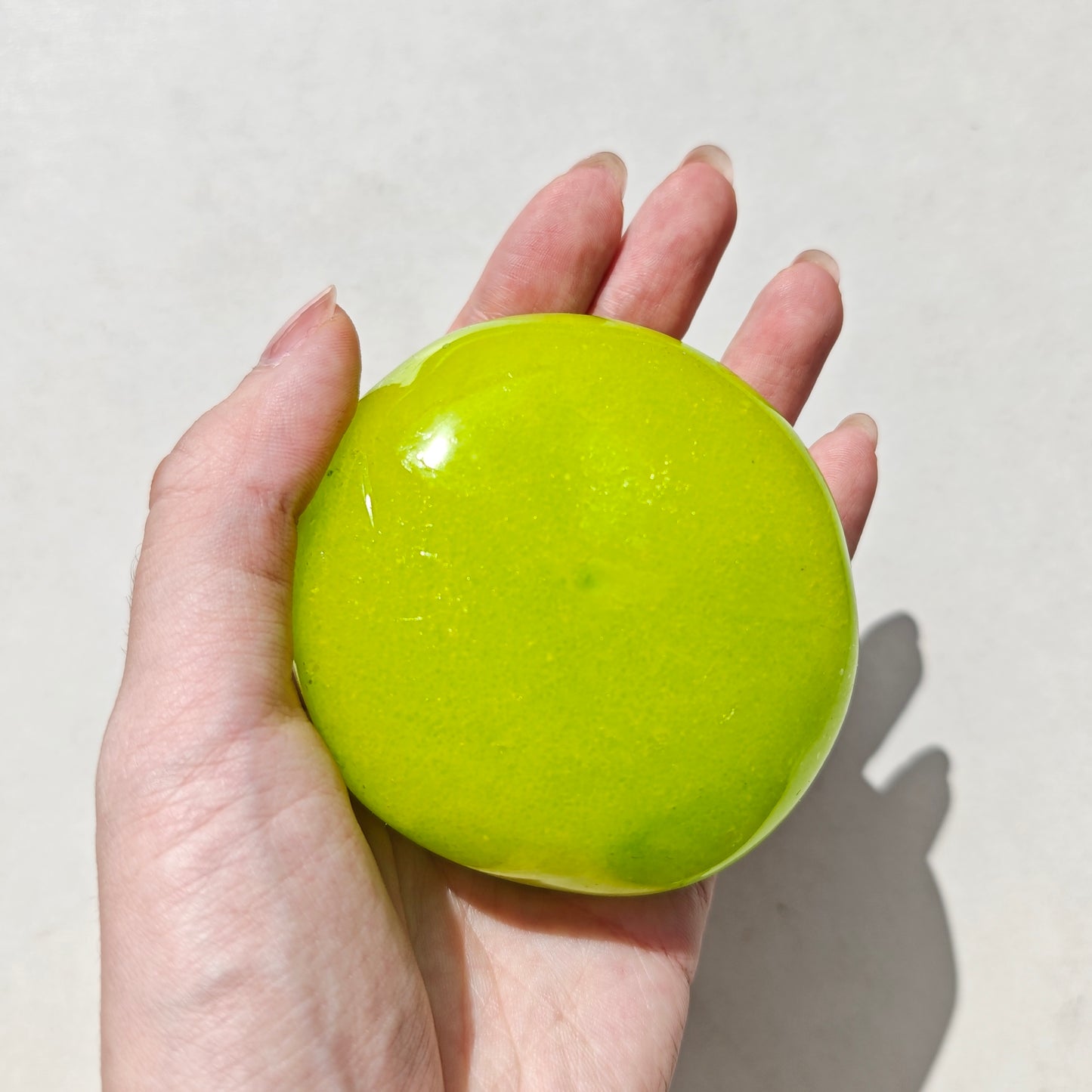 Green Grape Juice Crunchy Ice Slush Stress Ball Toy