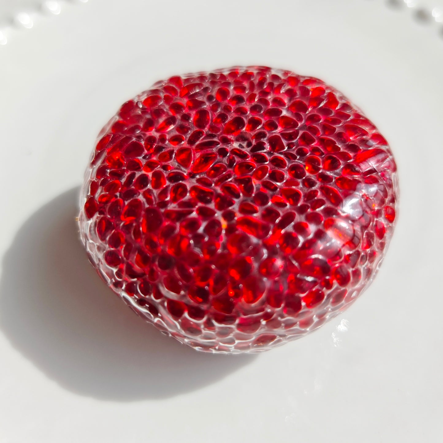 Pomegranate Gem Stress Ball Toy Fidget - Charming Cheese