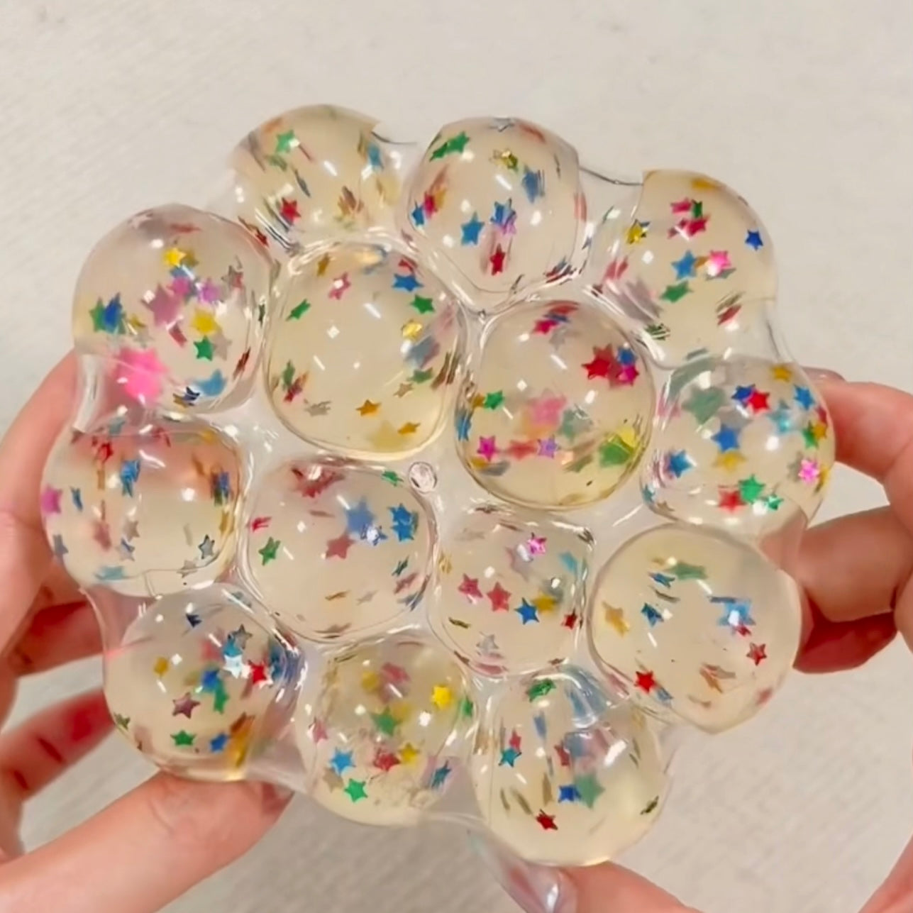 Giant Childhood Stars Stress Ball Squishy Toy - Charming Cheese