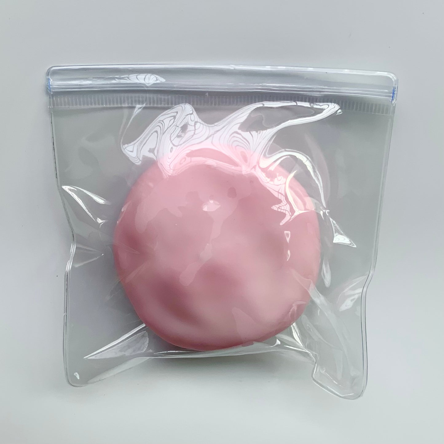 Handmade fine sand pancake stress ball fidget toy - Charming Cheese