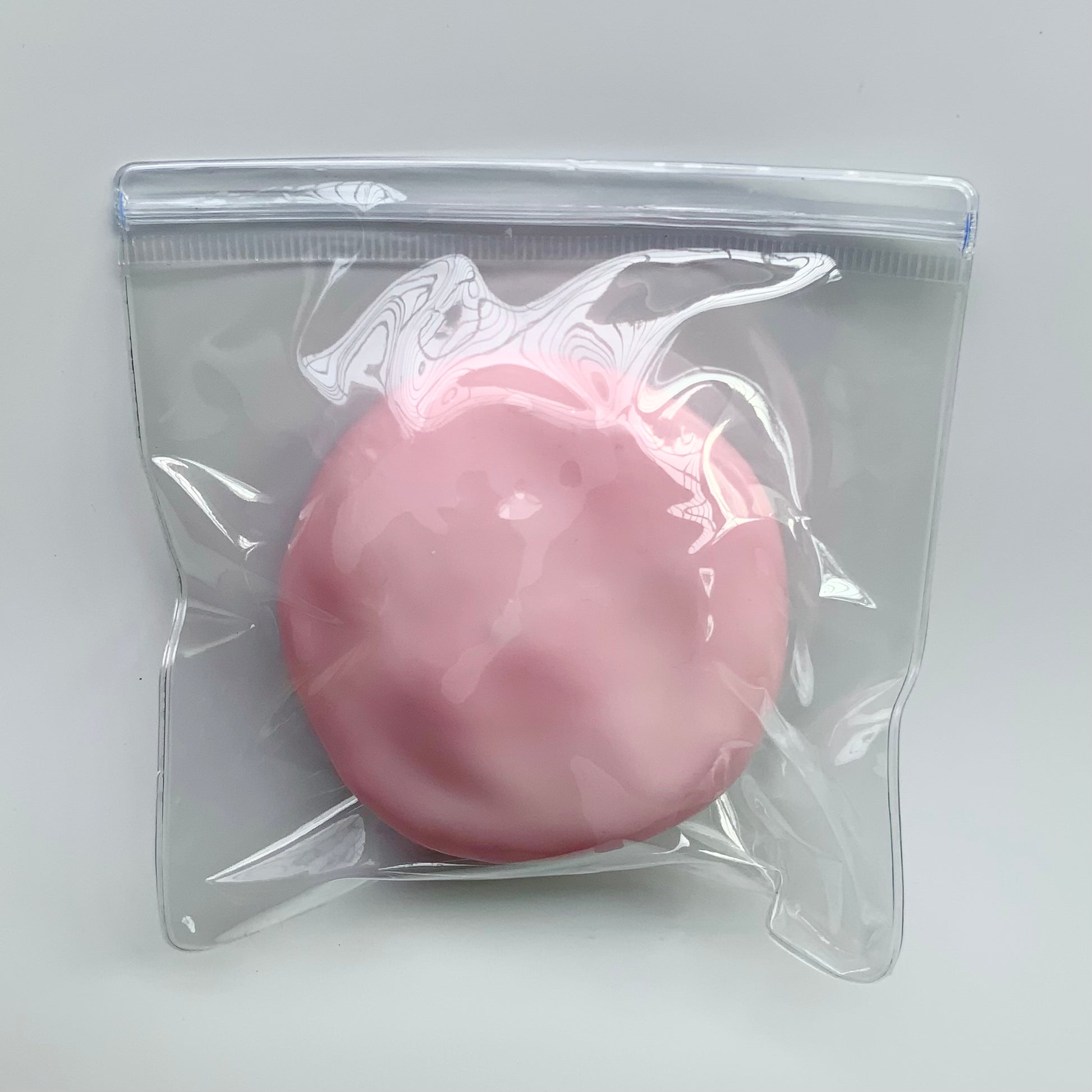 Handmade fine sand pancake stress ball fidget toy - Charming Cheese