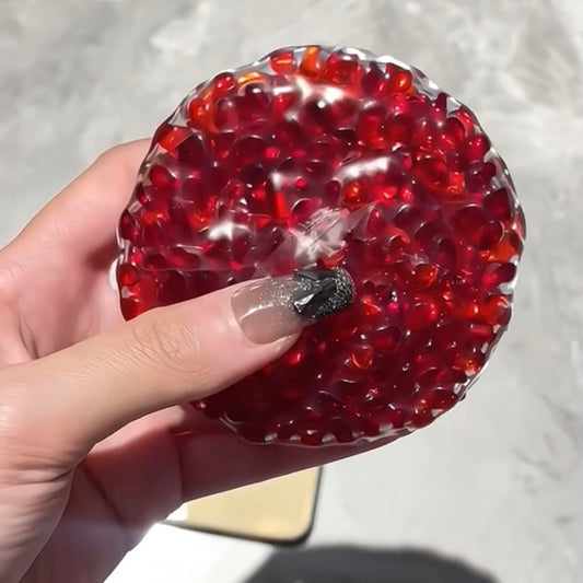 Pomegranate Gem Stress Ball Toy Fidget - Charming Cheese
