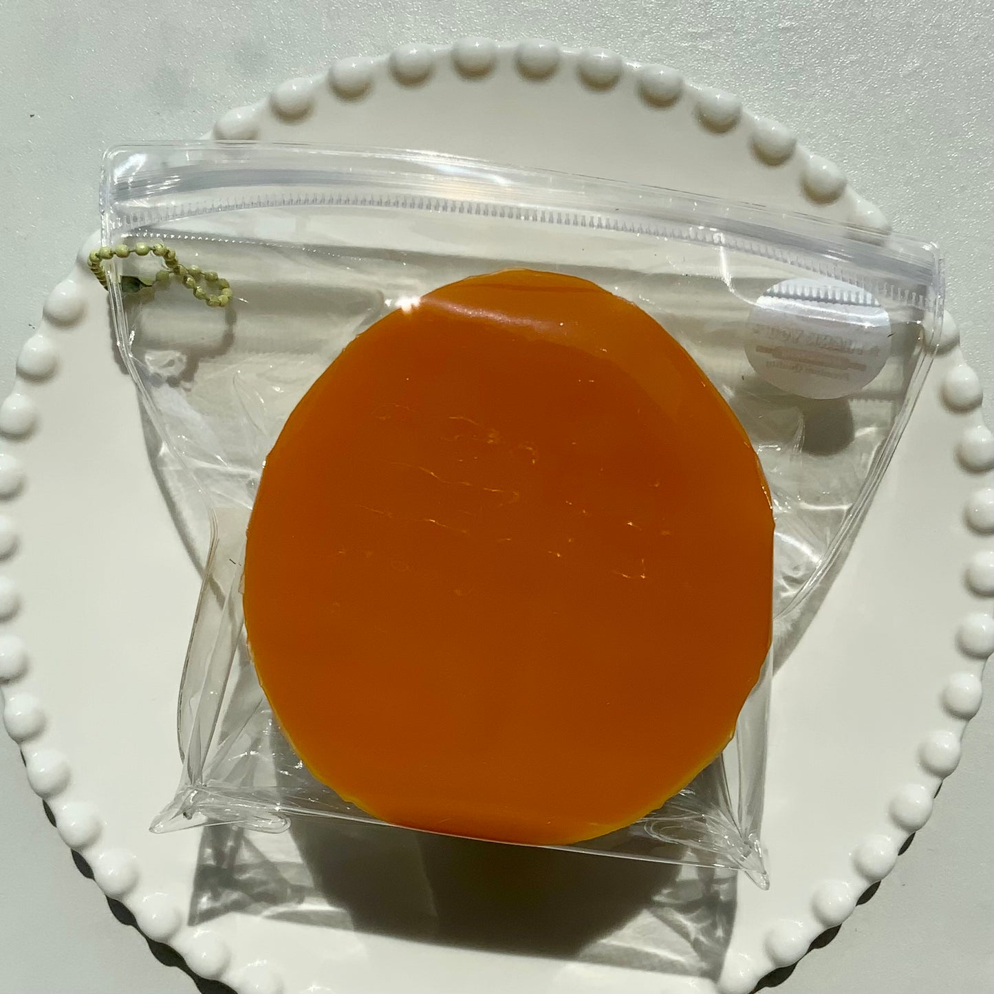 Giant caramel pudding water-like texture taba squishy toy (240g) - Charming Cheese