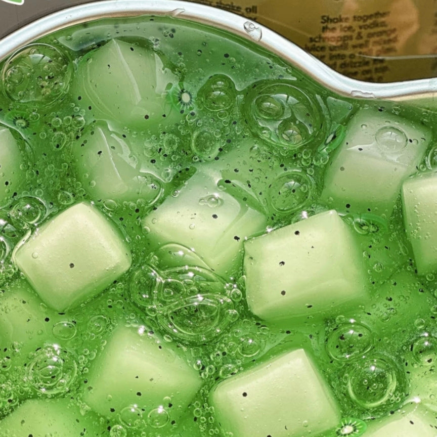 Gel-like Texture Coconut Jelly Kiwi Stress Ball Zip-tie Toy Fidget - Charming Cheese