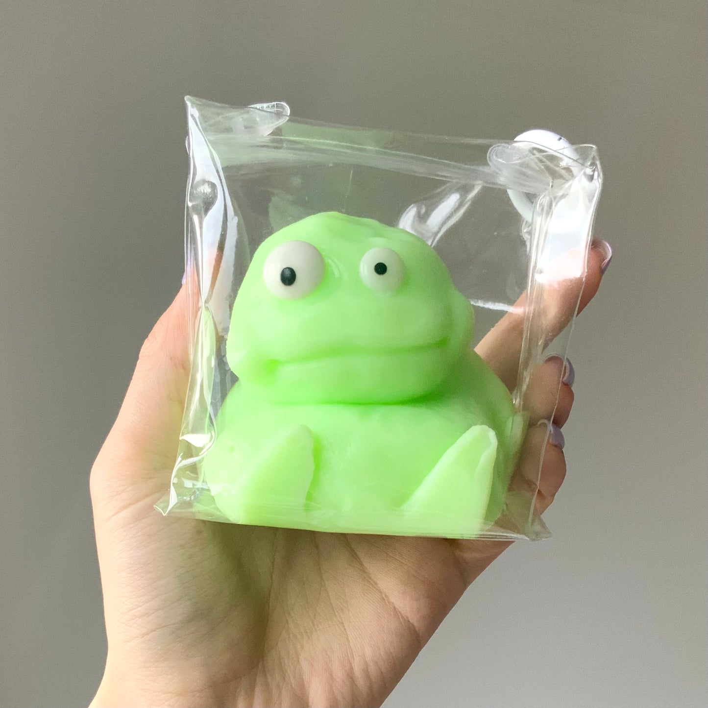 Green ugly monster taba squishy toy - Charming Cheese