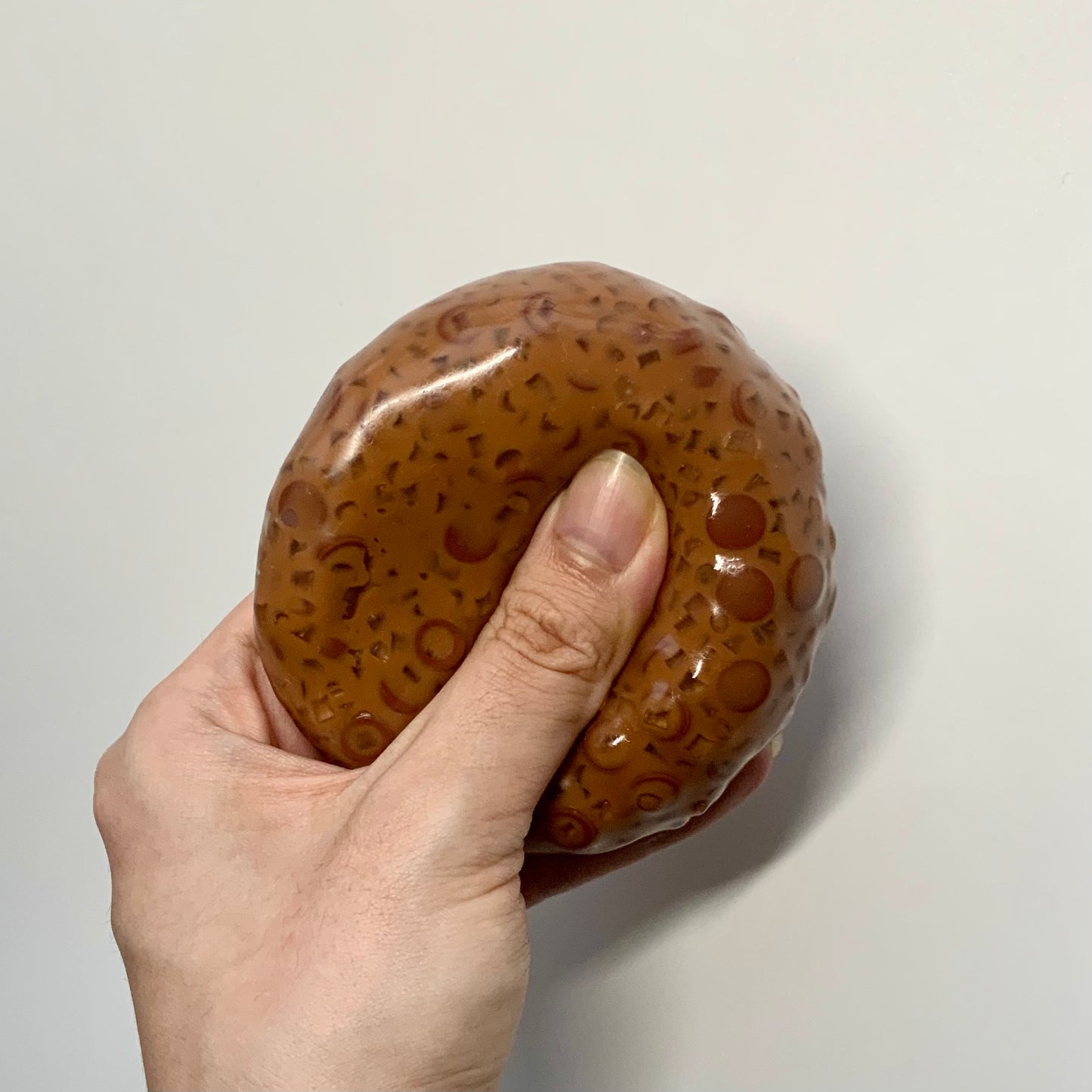 Chocolate Round Blocks Handmade Stress Ball (6cm)
