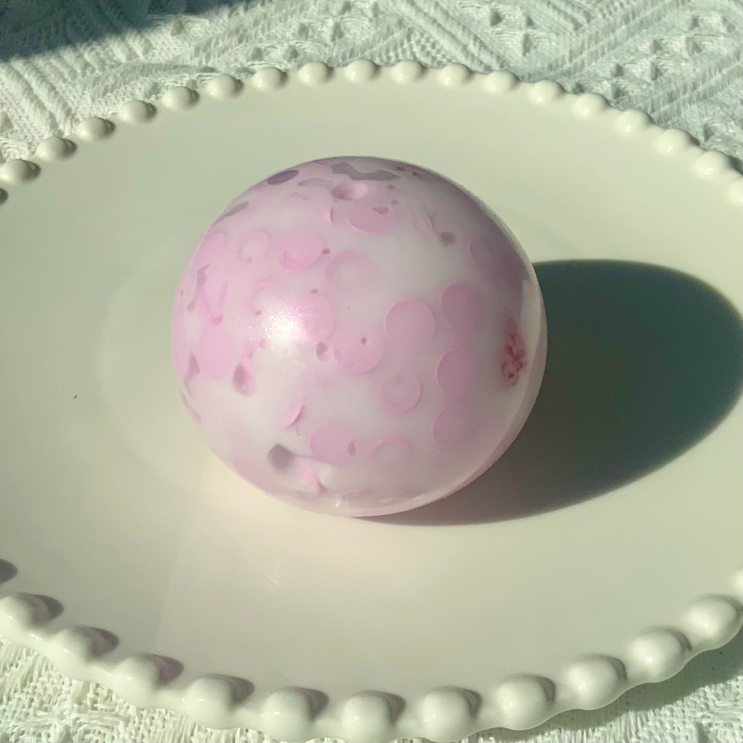 Sugar Balls & Round Blocks Handmade Stress Ball (6cm) - Charming Cheese