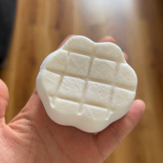 Flocked milk flavored tofu taba squishy toy (125g)