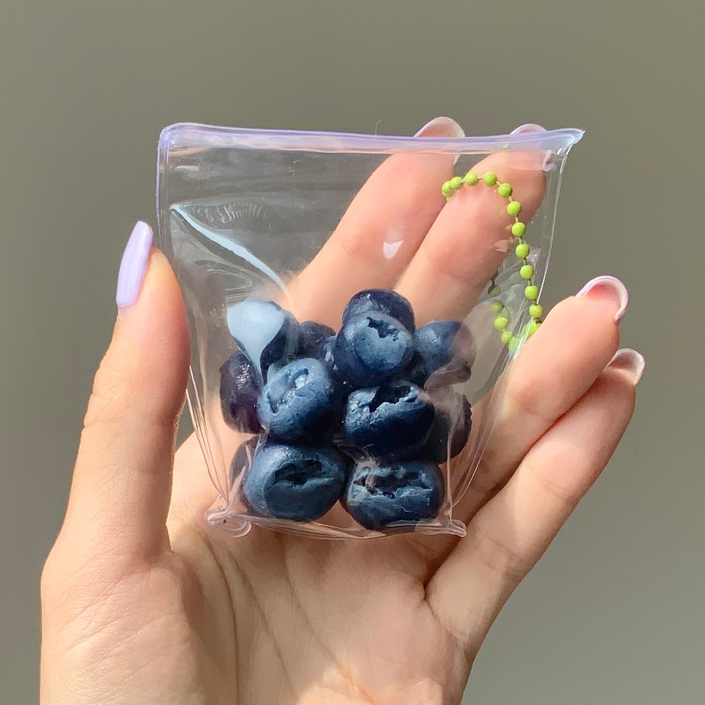 A small bag of blueberries 🫐 taba squishy toy pendant - Charming Cheese