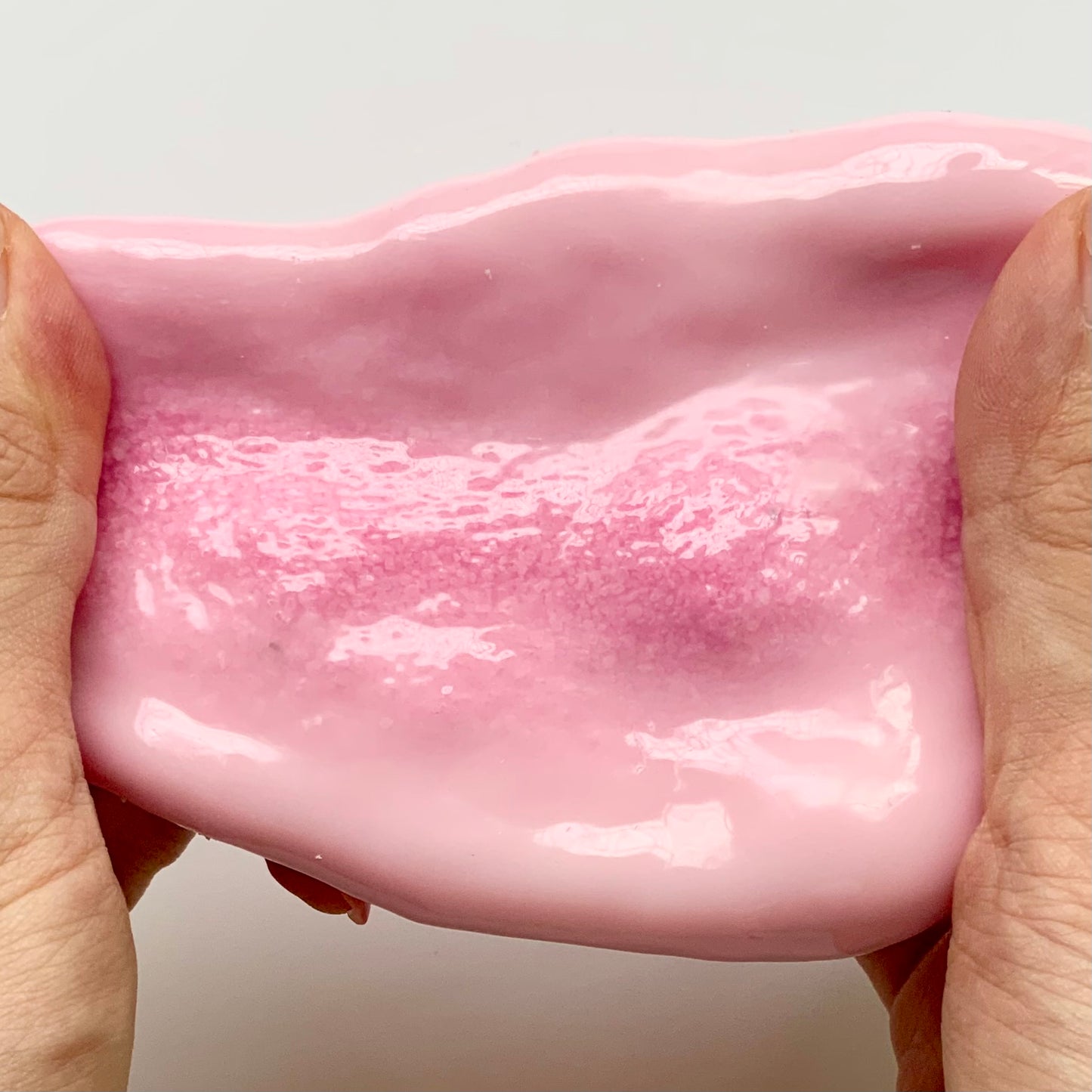 Handmade fine sand pancake stress ball fidget toy - Charming Cheese