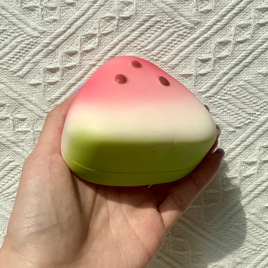 Summer triangular watermelon slice slow rising squishy toy - Charming Cheese