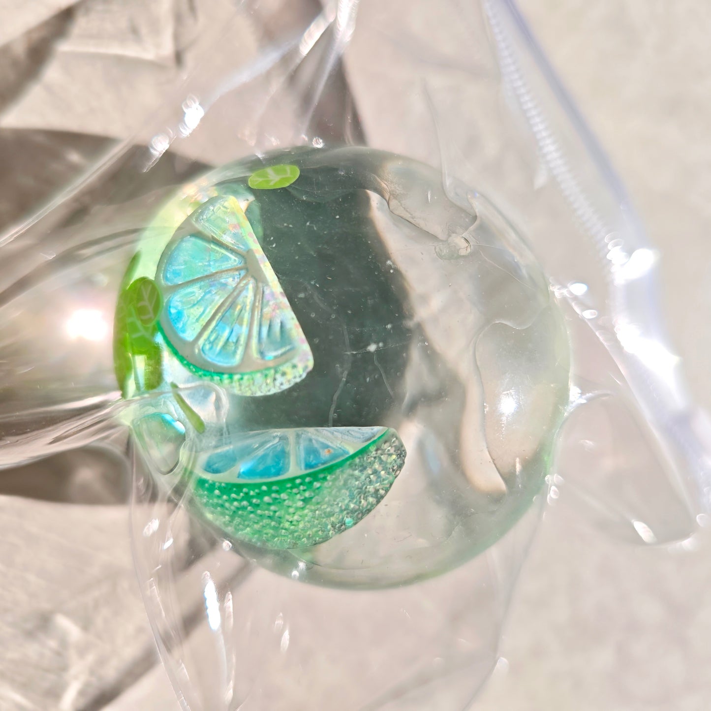 Malt Sugar Texture Lemon Mojito Stress Ball Toy - Charming Cheese