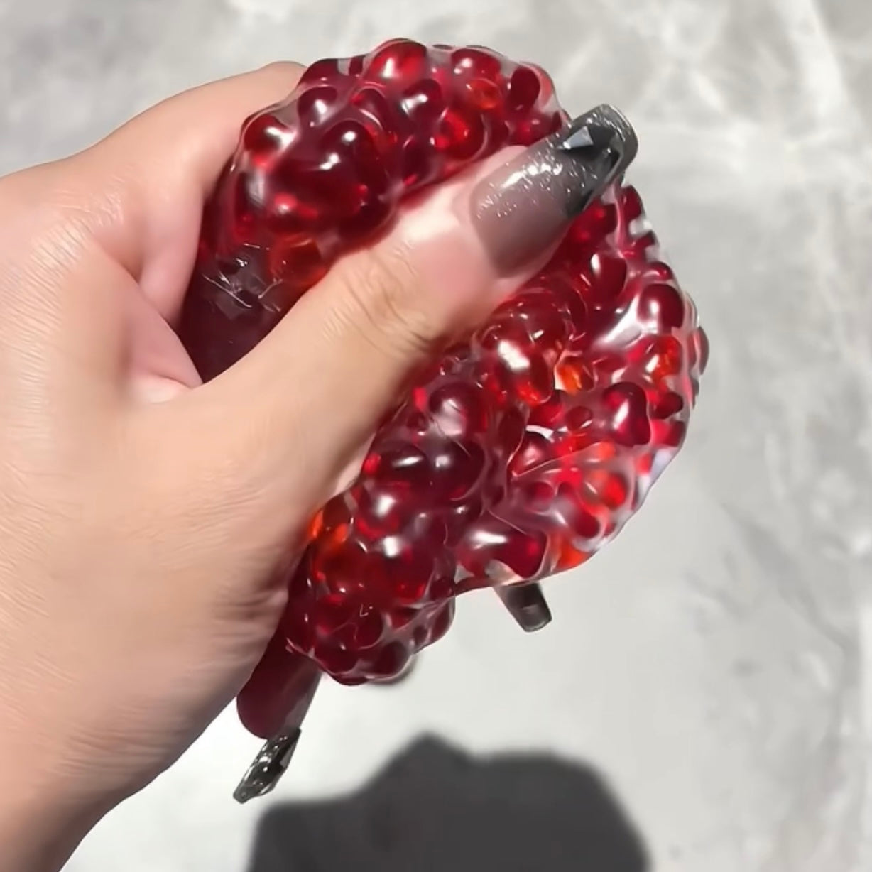 Pomegranate Gem Stress Ball Toy Fidget - Charming Cheese