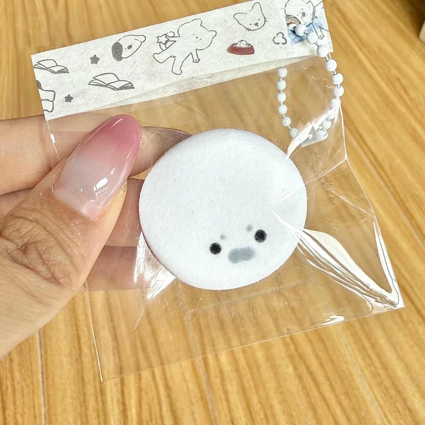 Creamy Soft Seal Puff Taba Squishy Toy