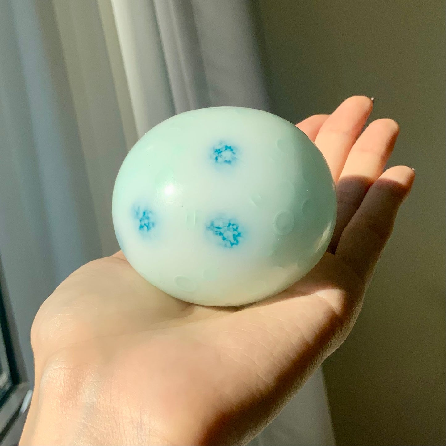 Sugar Balls & Round Blocks Handmade Stress Ball (6cm) - Charming Cheese