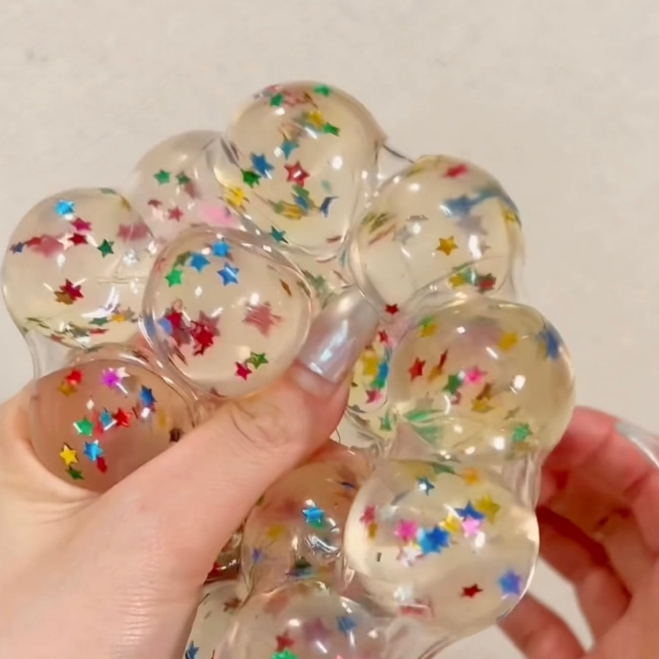 Giant Childhood Stars Stress Ball Squishy Toy - Charming Cheese