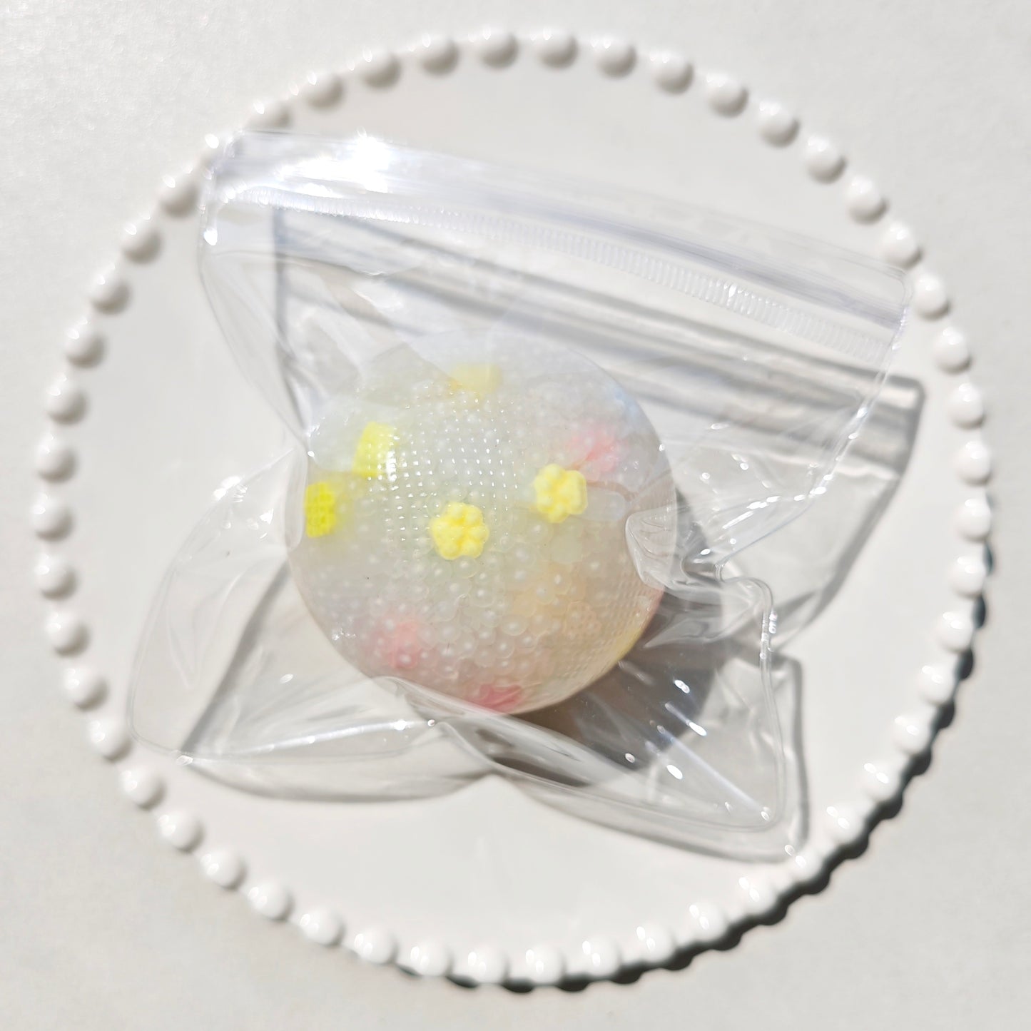 Jelly Rice-filled Dopamine Cat Paw Stress Ball Toy (6cm ball skin)