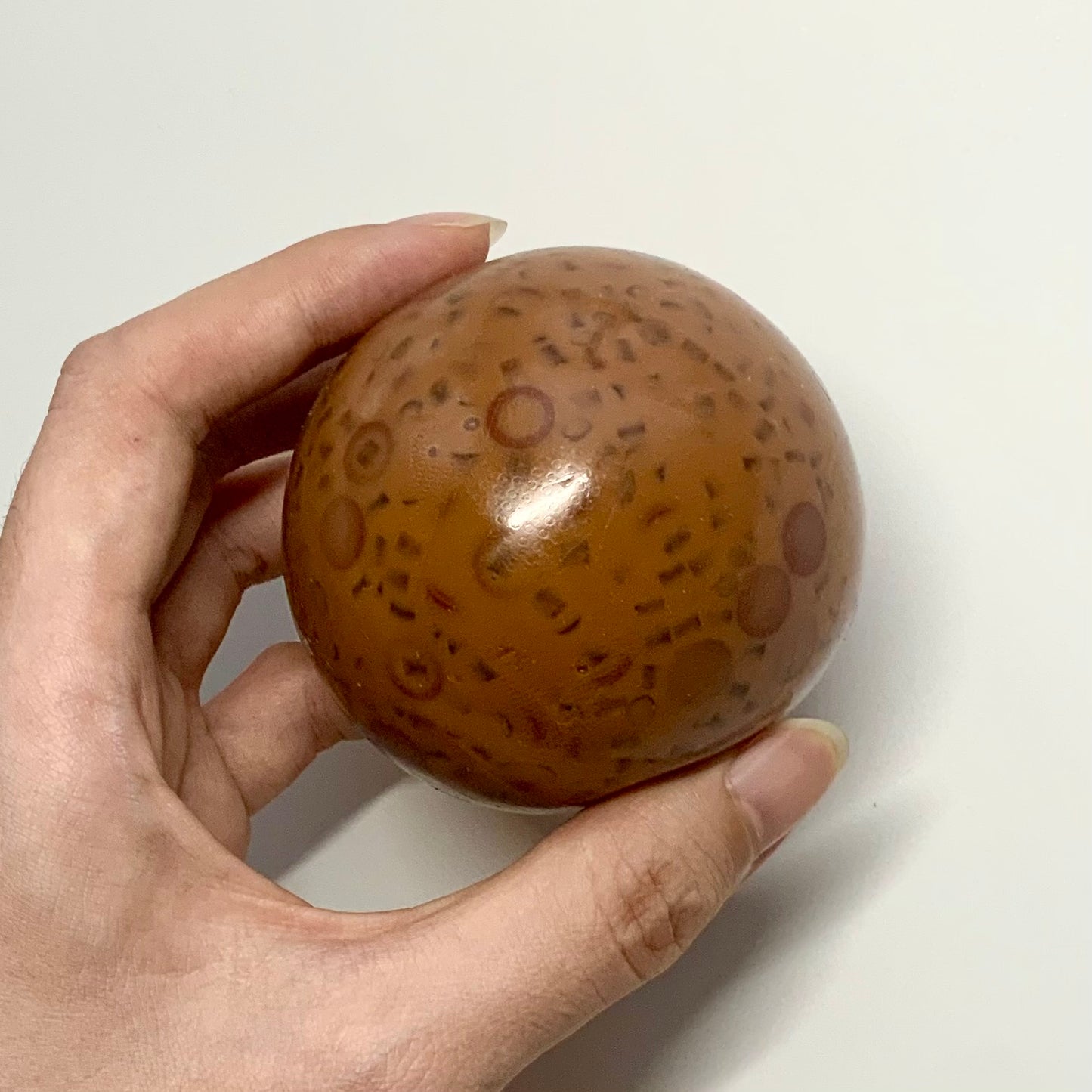 Chocolate Round Blocks Handmade Stress Ball (6cm)