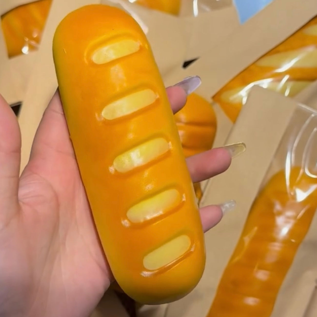 Soft Baguette different style slow rising squishy toy ๐ฅ