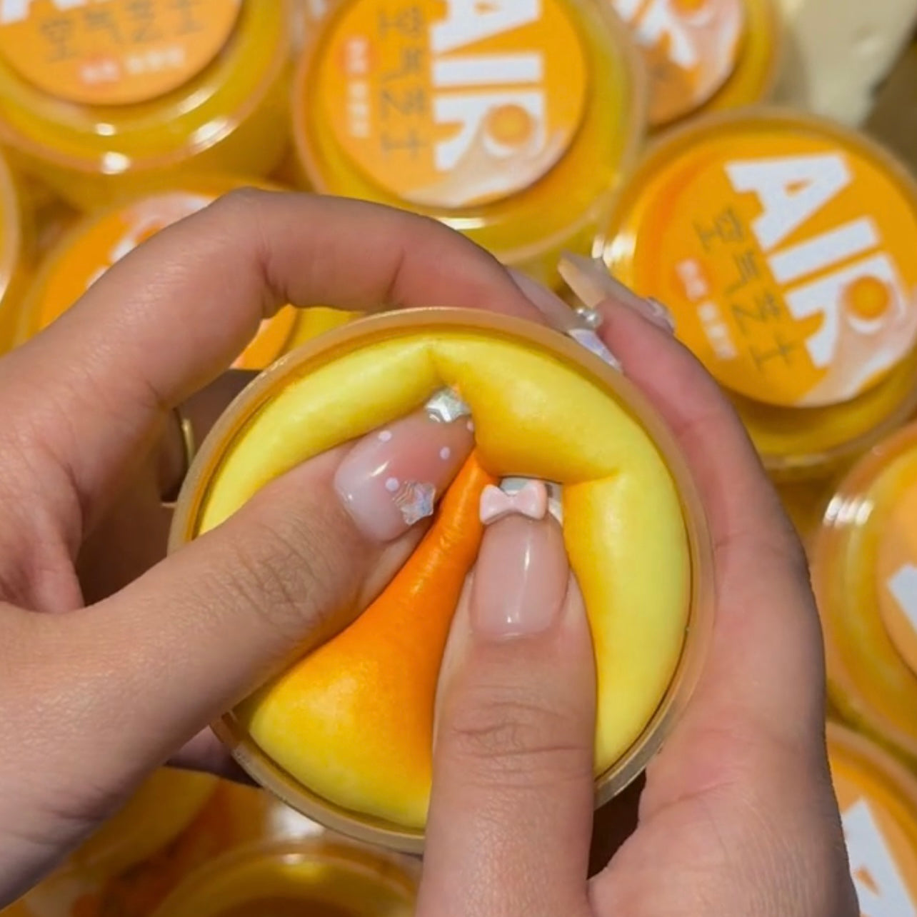 Half-baked Cheese & Air cheese slow rising squishy toy