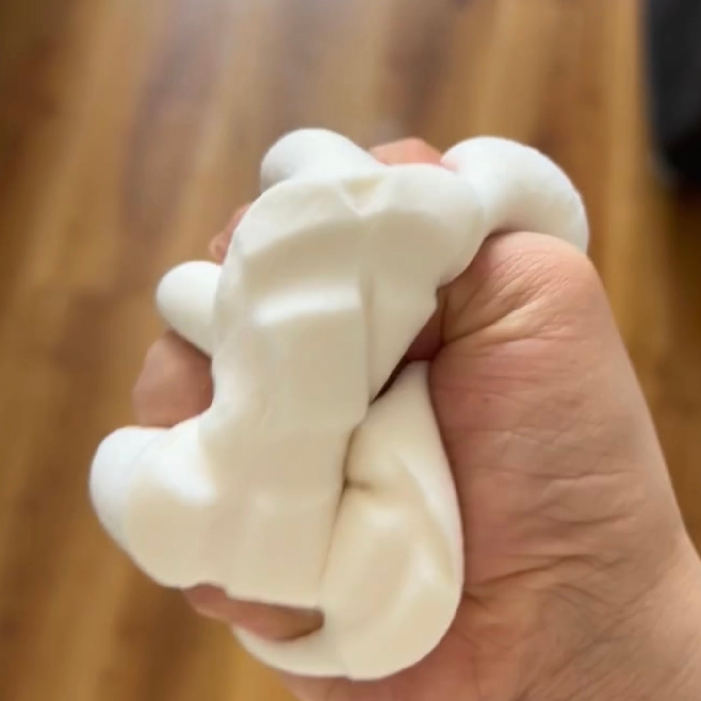 Flocked milk flavored tofu taba squishy toy (125g)