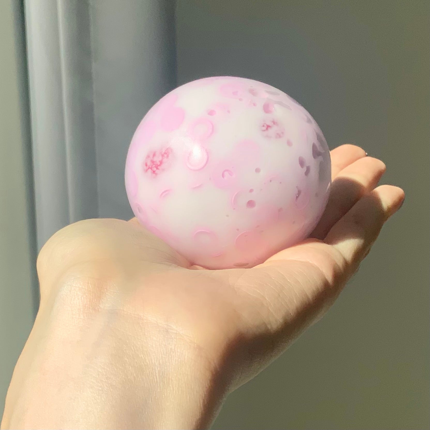 Sugar Balls & Round Blocks Handmade Stress Ball (6cm) - Charming Cheese