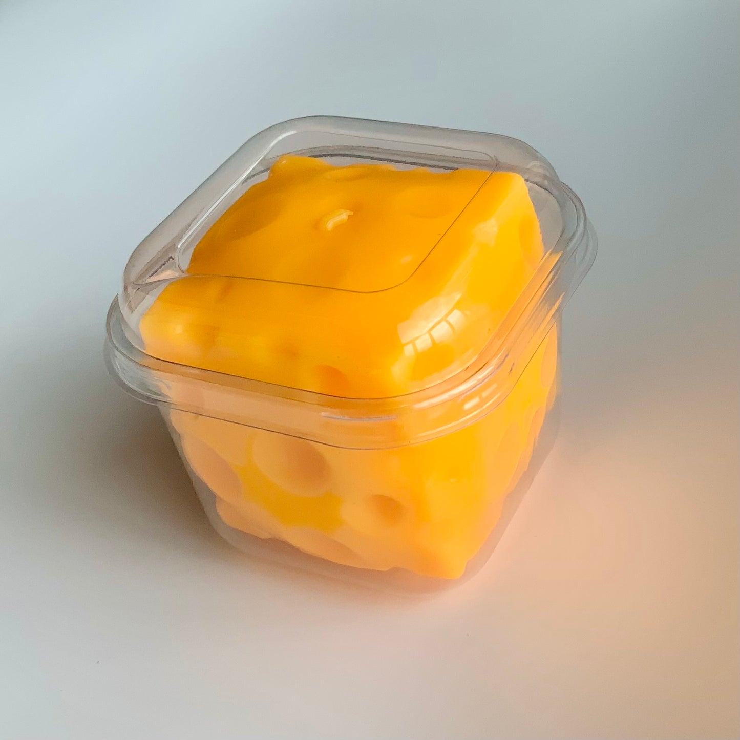 Crunchy Savory Purple Cheese Cube Stress Ball Fidget Toy (6cm)