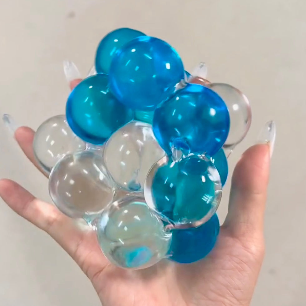 Handmade Giant Golden/ Red/ Purple/Blue Grape Stressball Squishy Fidget - Charming Cheese