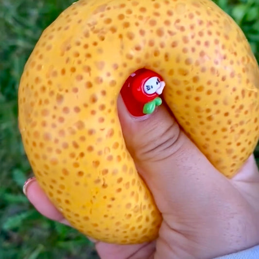 Mango Sago Stress Ball Fidget Toy (6cm) - Charming Cheese