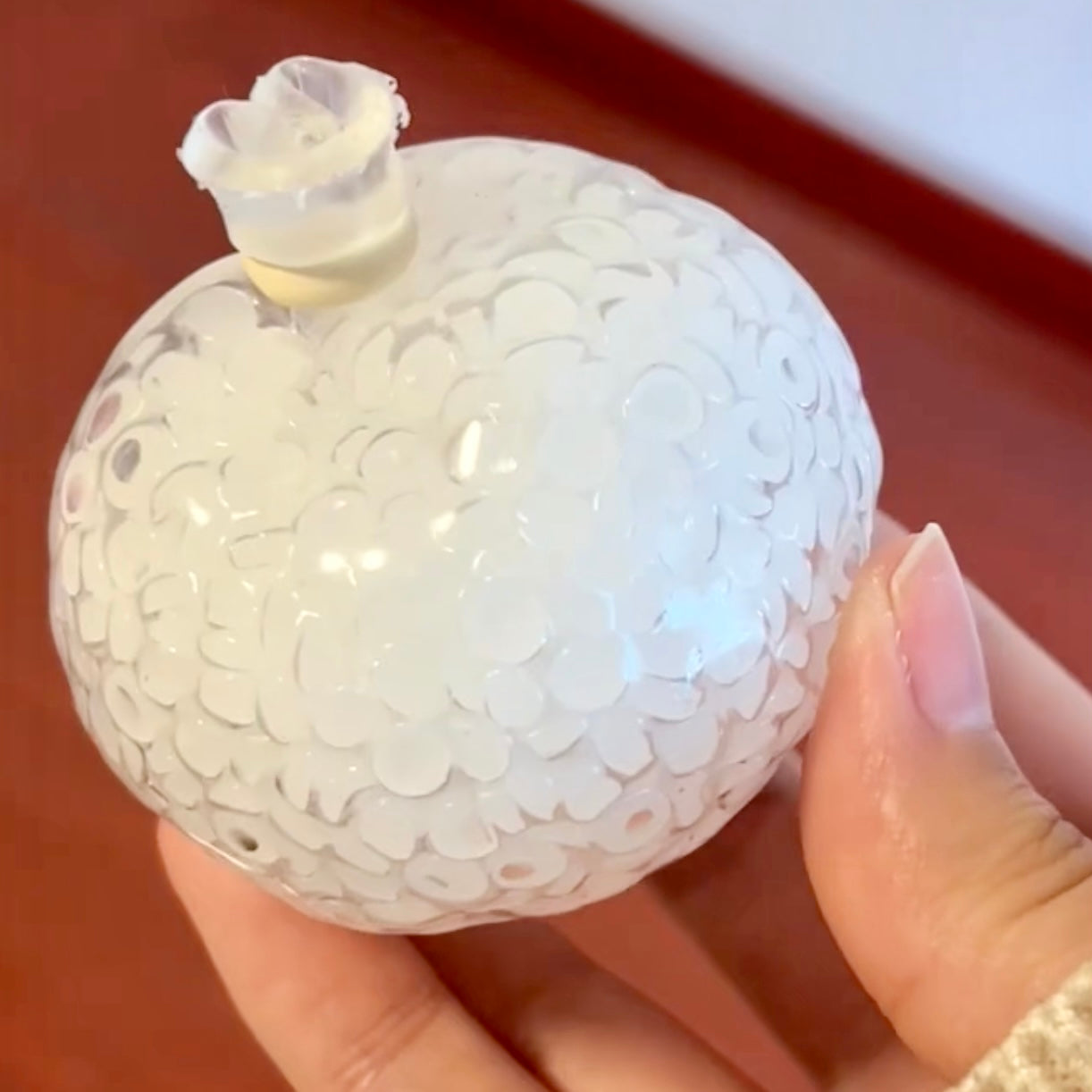 Crispy White Rice Grain Stress Ball Fidget Toy - Charming Cheese
