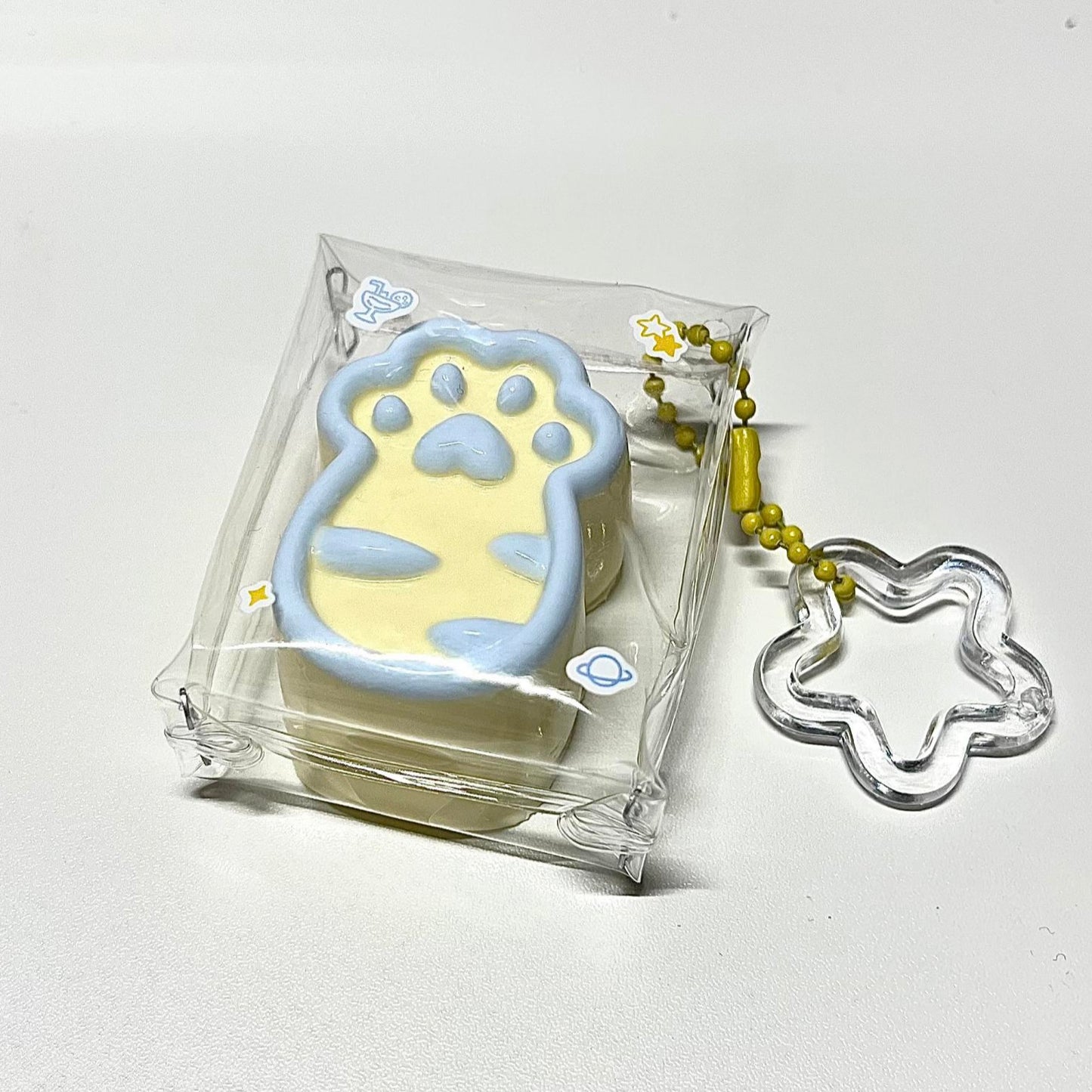 Various Colors Long Cat Paw Taba Squishy Pendant