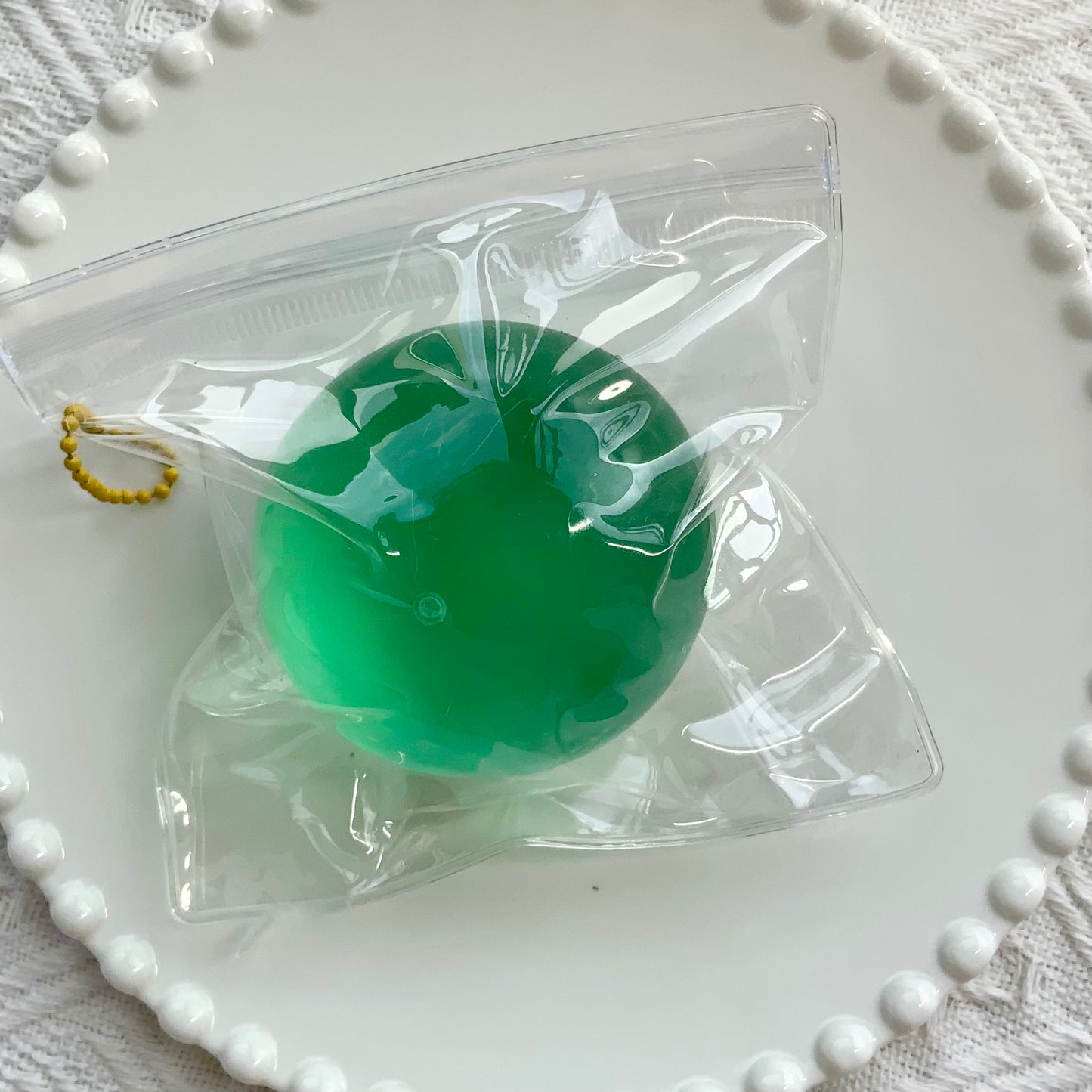 Green Grape /Purple Grape /Ocean Blue Coconut Oil Malleable Handmade Stress Ball