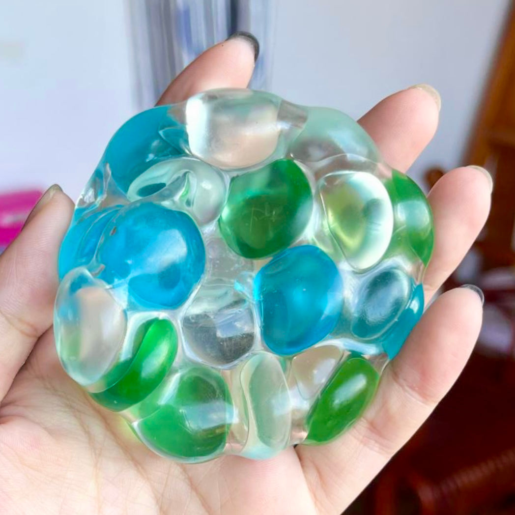 Ice Lake Jade Handmade Stressball Squishy Toy - Charming Cheese