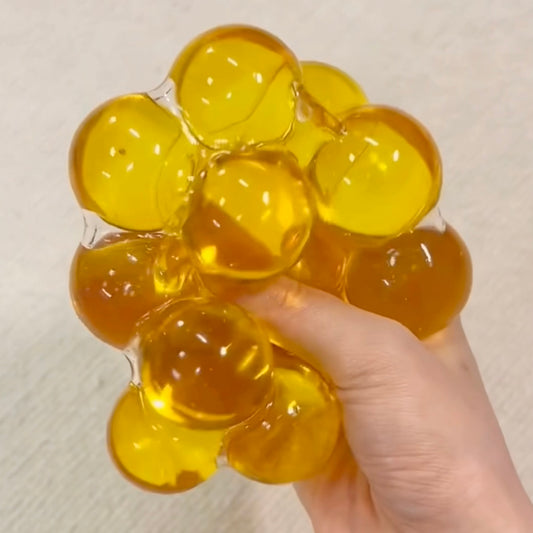 Handmade Giant Golden/ Red/ Purple/Blue Grape Stressball Squishy Fidget - Charming Cheese