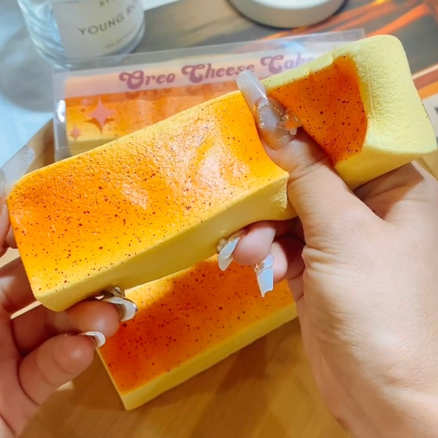 Rich Cheese Stick Slow Rising Squishy Toy - Charming Cheese